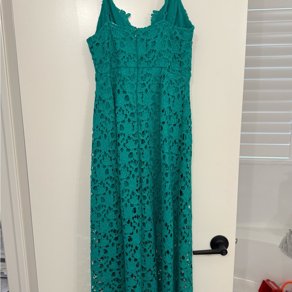 ASTR lace midi dress